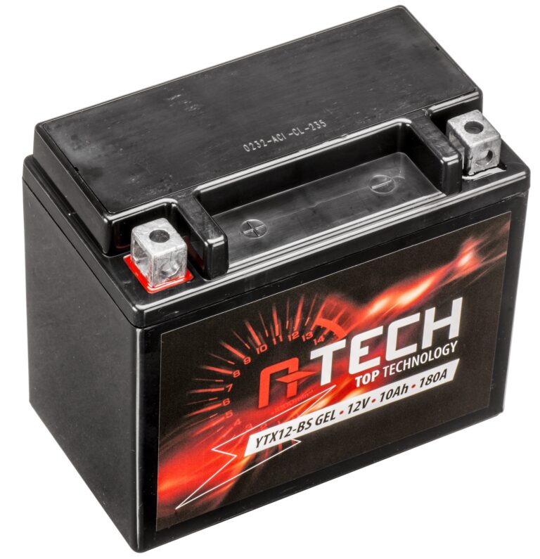 batéria gélová 12V, A-Tech,YTX12-BS GÉL, 10Ah, 180A
