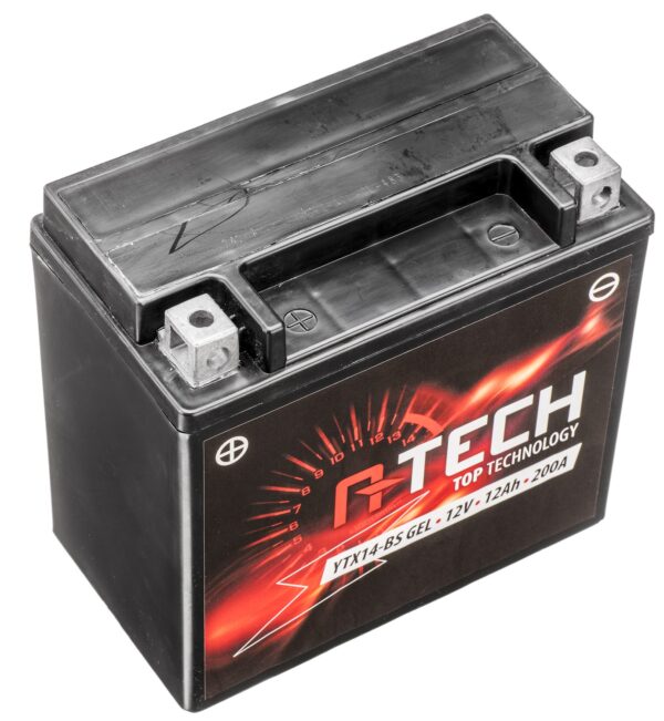 batéria gélová 12V, A-Tech, YTX14-BS GÉL, 12Ah, 200A
