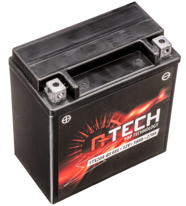 batéria gélová 12V, A-Tech, YTX20A-BS, 18Ah, 270A