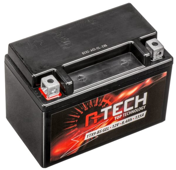 batéria gélová 12V, A-Tech,YTX9-BS, 8Ah, 135A