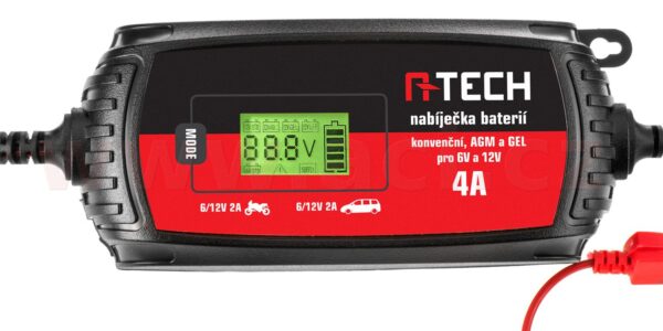 nabíjačka A-Tech 6/12 V 3-120 Ah, 4A