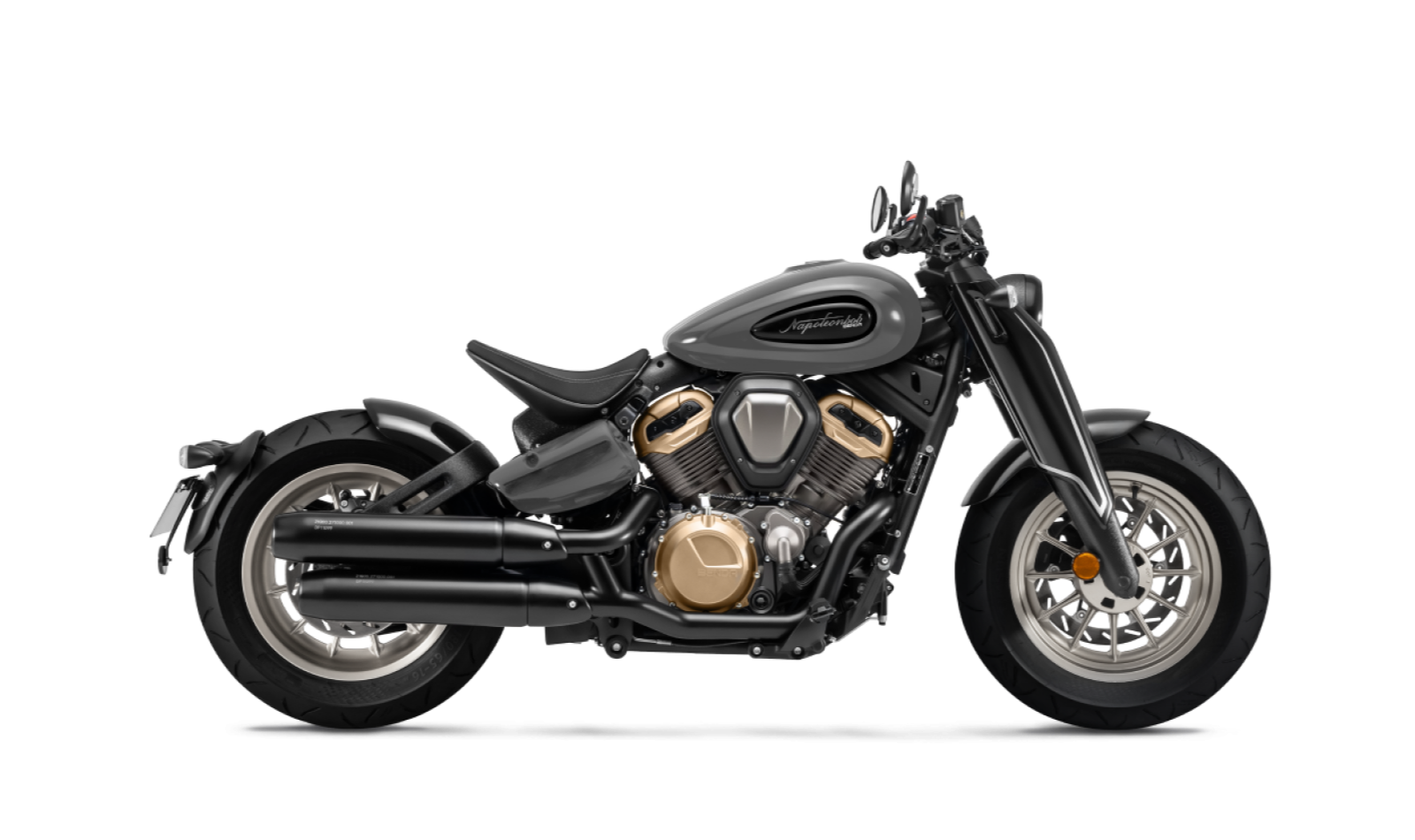 Benda NapoleonBob 500 šedá-zlatý rám